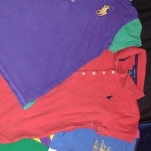 Ralph Lauren Little Girls 3 Polo Shirts Bundle